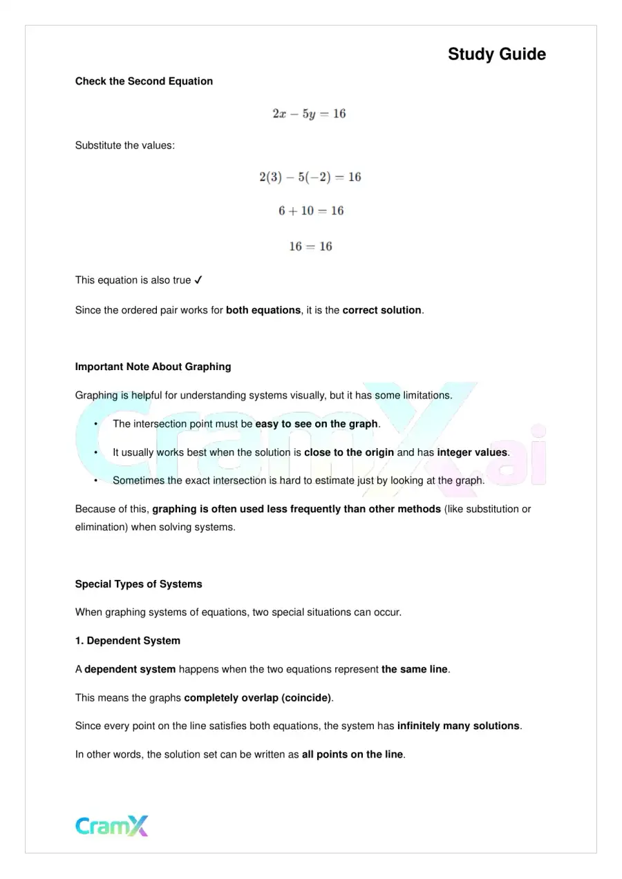 Algebra II - Linear Sentences in Two Variables, page 3