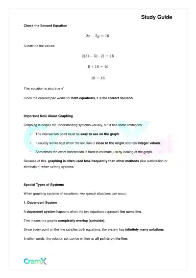 Algebra II - Linear Sentences in Two Variables - Page 3 preview image