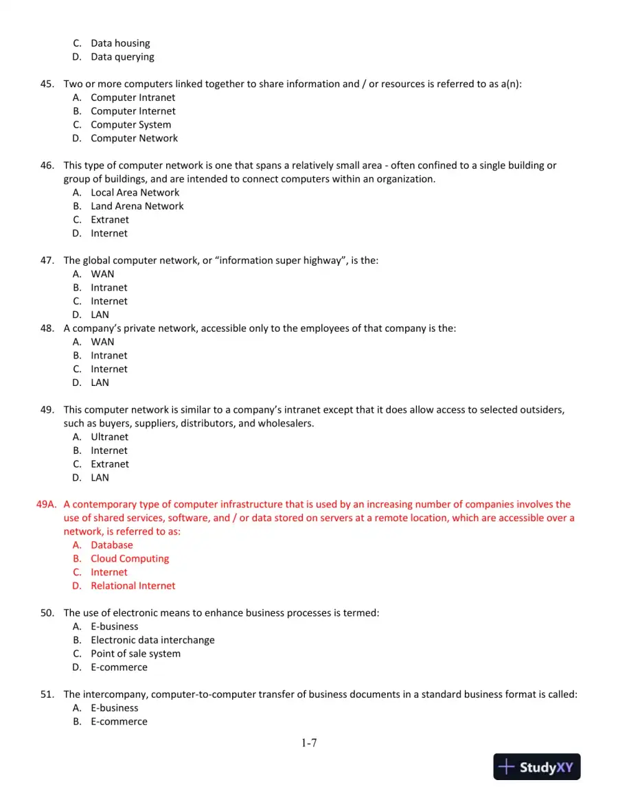 Accounting Information Systems: The Processes and Controls 2nd Edition Test Bank, page 8