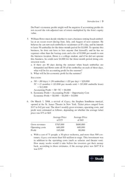 Managerial Economics: Theory, Applications, And Cases, 8th Edition Solution Manual - Page 13 preview image