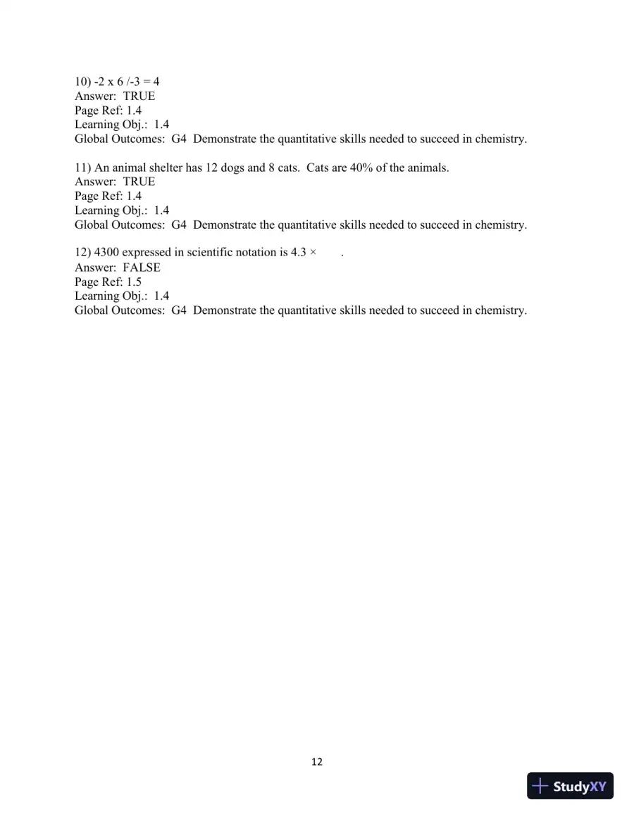 Test Bank For Chemistry: An Introduction to General, Organic, and Biological Chemistry 13th Edition Test Bank, page 13