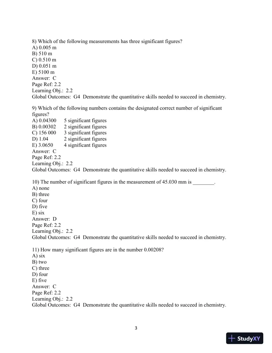 Test Bank For Chemistry: An Introduction to General, Organic, and Biological Chemistry 13th Edition Test Bank, page 16