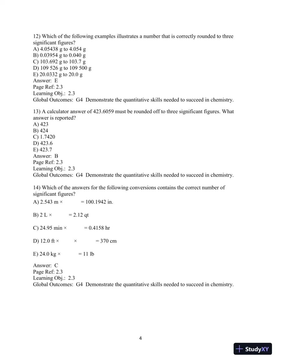 Test Bank For Chemistry: An Introduction to General, Organic, and Biological Chemistry 13th Edition Test Bank, page 17