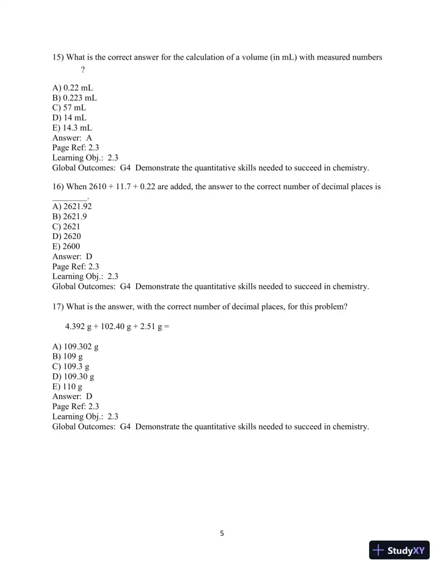 Test Bank For Chemistry: An Introduction to General, Organic, and Biological Chemistry 13th Edition Test Bank, page 18