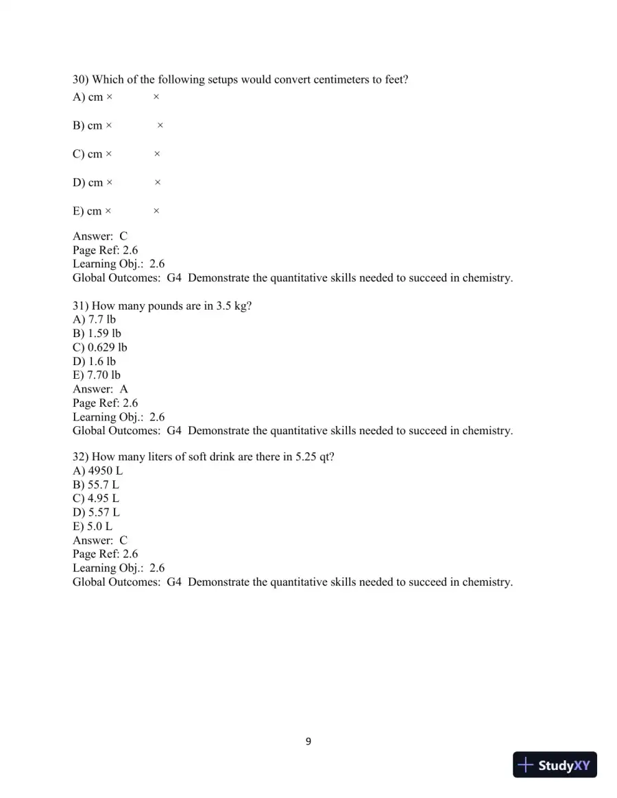 Test Bank For Chemistry: An Introduction to General, Organic, and Biological Chemistry 13th Edition Test Bank, page 22