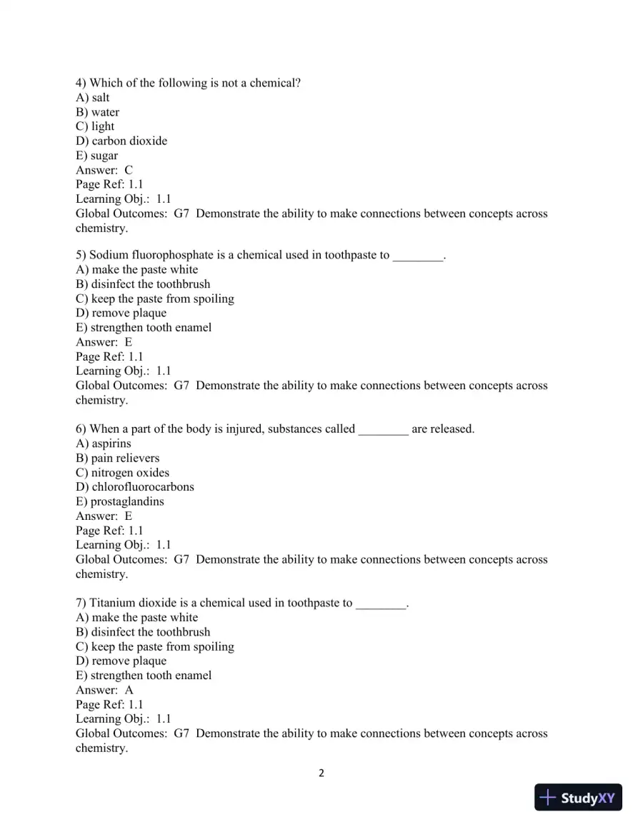 Test Bank For Chemistry: An Introduction to General, Organic, and Biological Chemistry 13th Edition Test Bank, page 3
