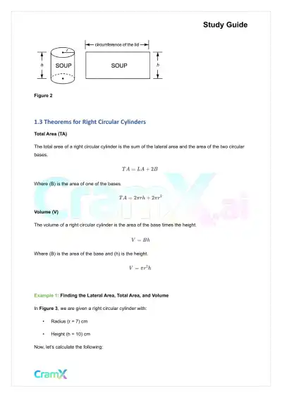 Geometry - Geometric Solids - Page 2 preview image