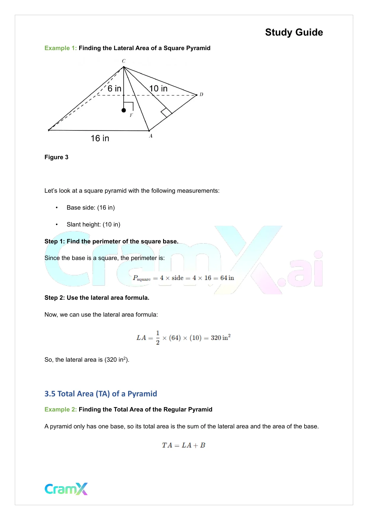 Geometry - Geometric Solids - Page 6 preview image
