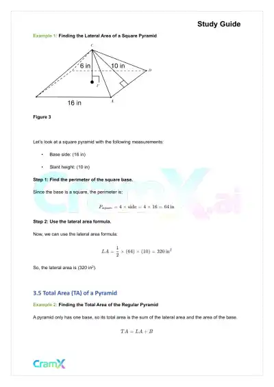 Geometry - Geometric Solids - Page 6 preview image