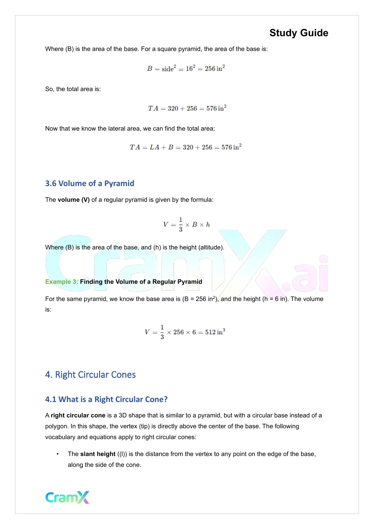 Geometry - Geometric Solids - Page 7 preview image