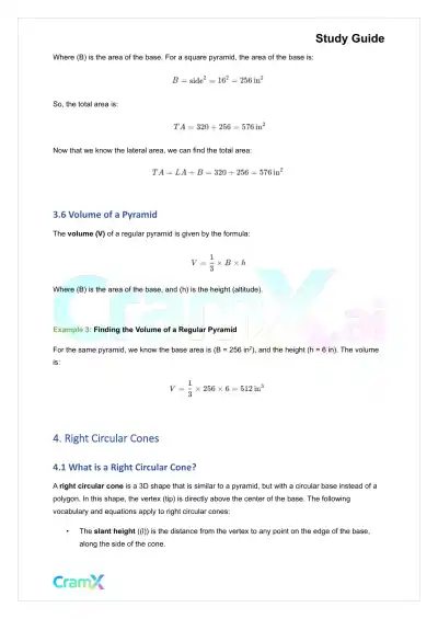Geometry - Geometric Solids - Page 7 preview image