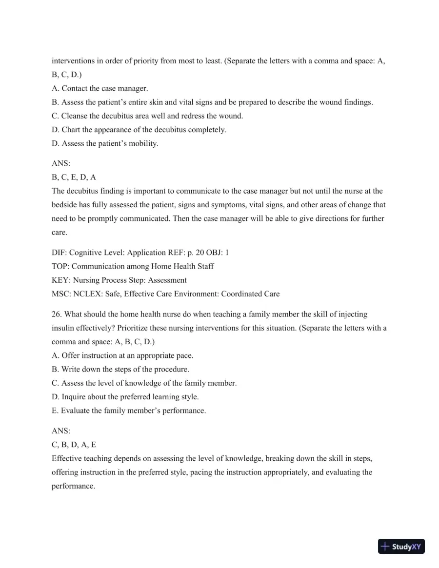 Test Bank For Introduction To Medical-Surgical Nursing, 6th Edition, page 25