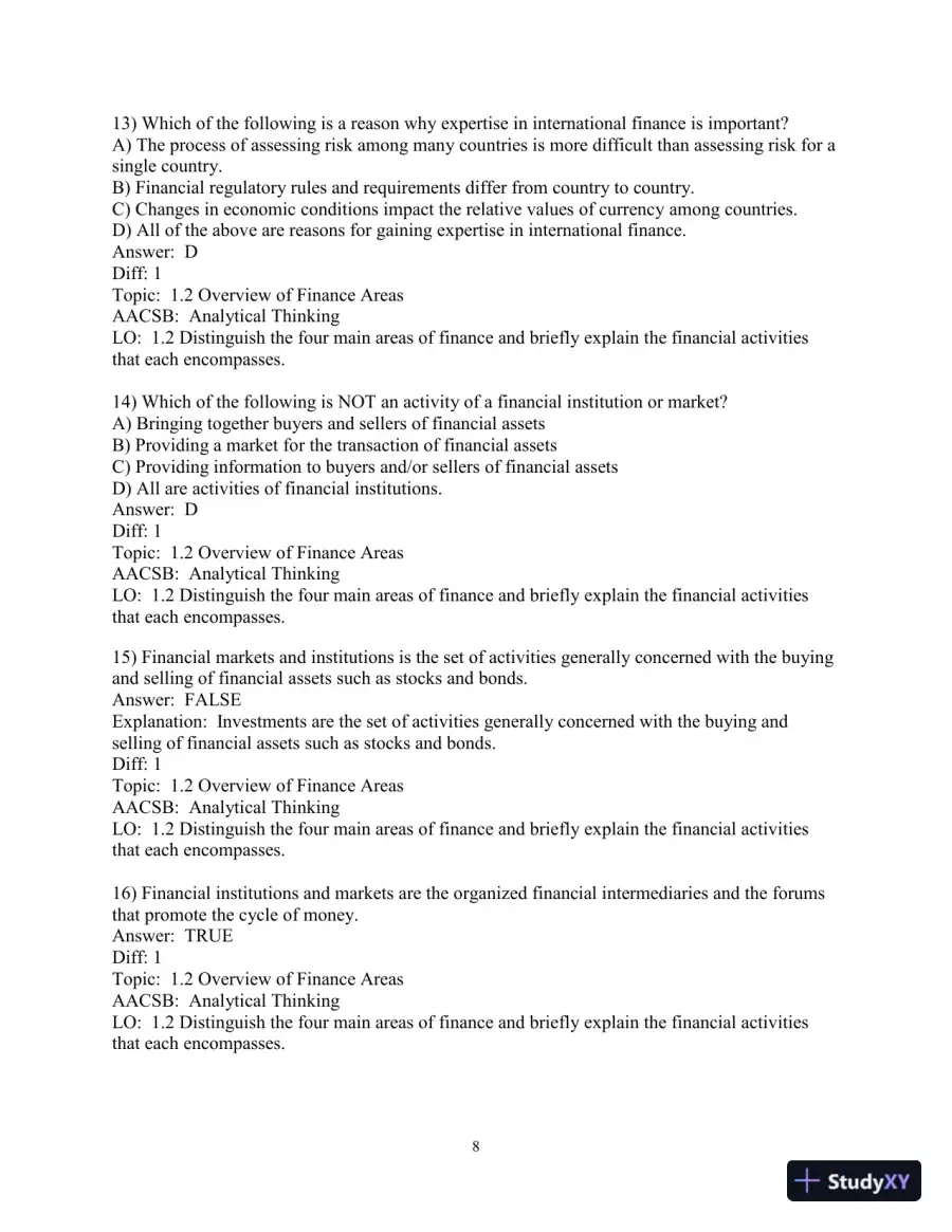 Test Bank for Financial Management: Core Concepts, 4th Edition, page 10