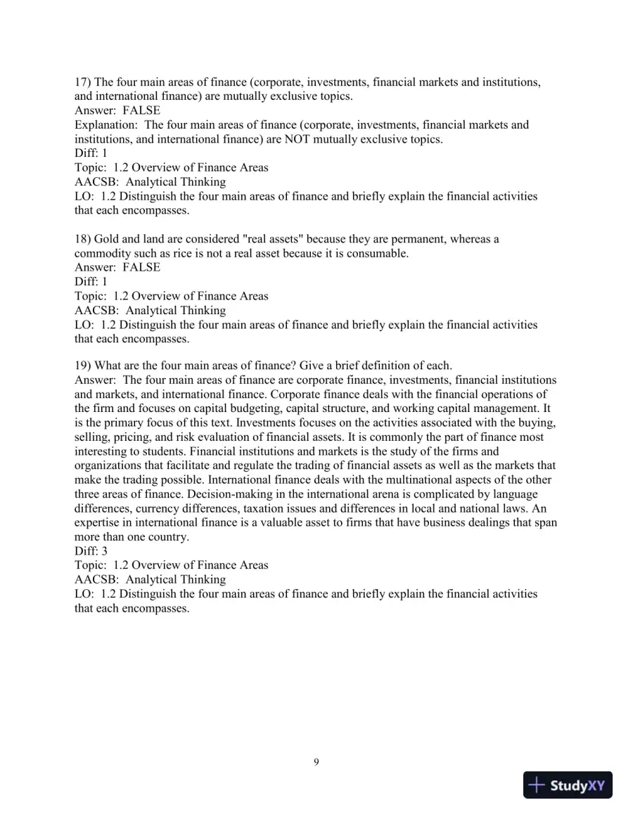 Test Bank for Financial Management: Core Concepts, 4th Edition, page 11