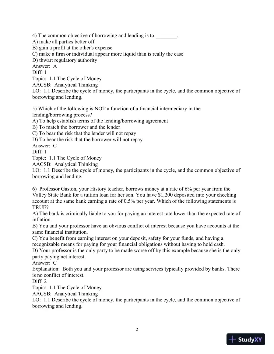 Test Bank for Financial Management: Core Concepts, 4th Edition, page 4