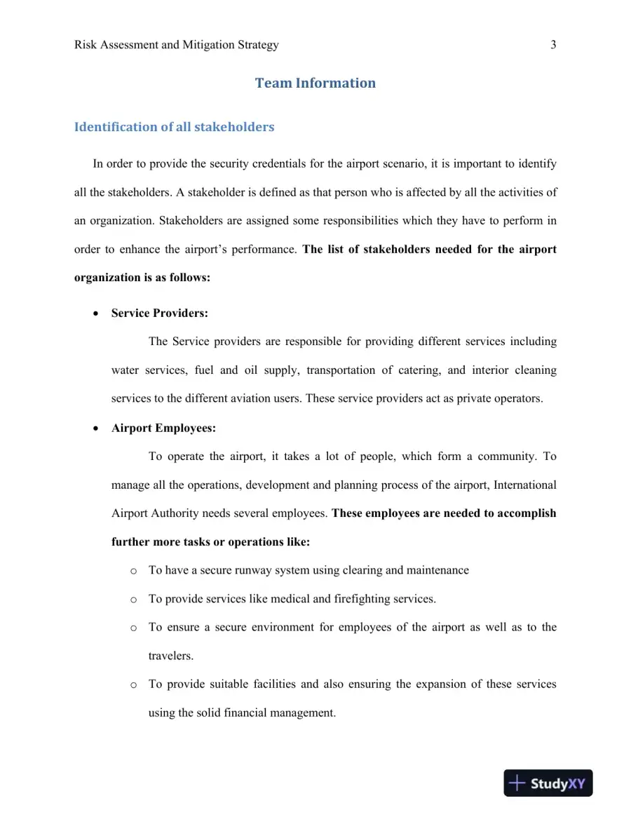 Milestone Two Risk Assessment and Mitigation Strategy, page 4