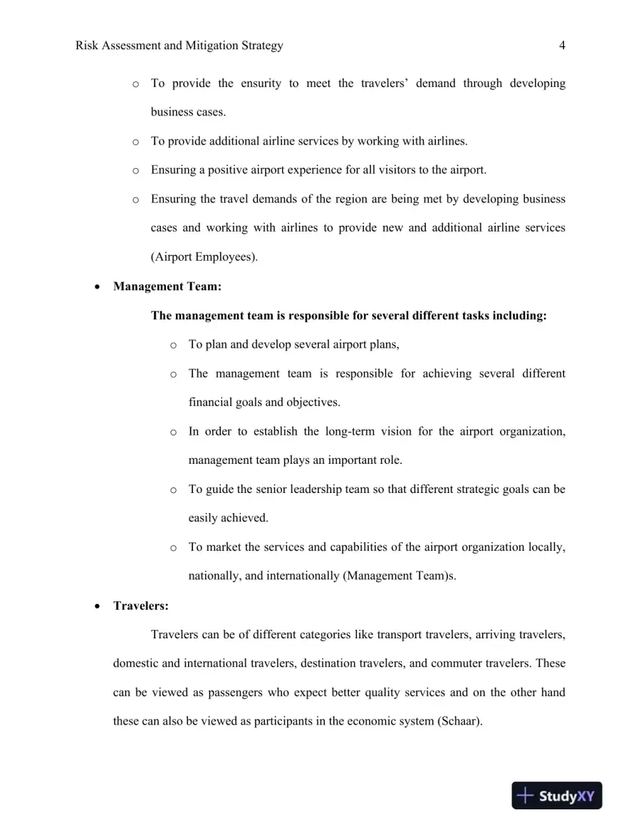 Milestone Two Risk Assessment and Mitigation Strategy, page 5