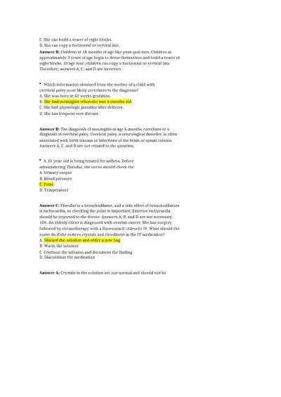 NCLEX PN Test Practice Questions - Page 8 preview image