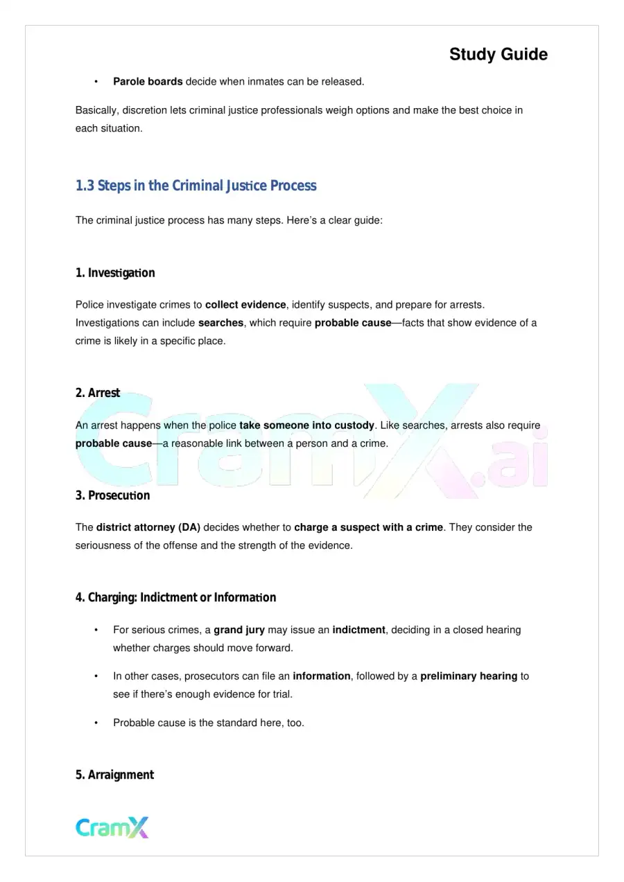 Criminal Justice - The Criminal Justice System, page 2