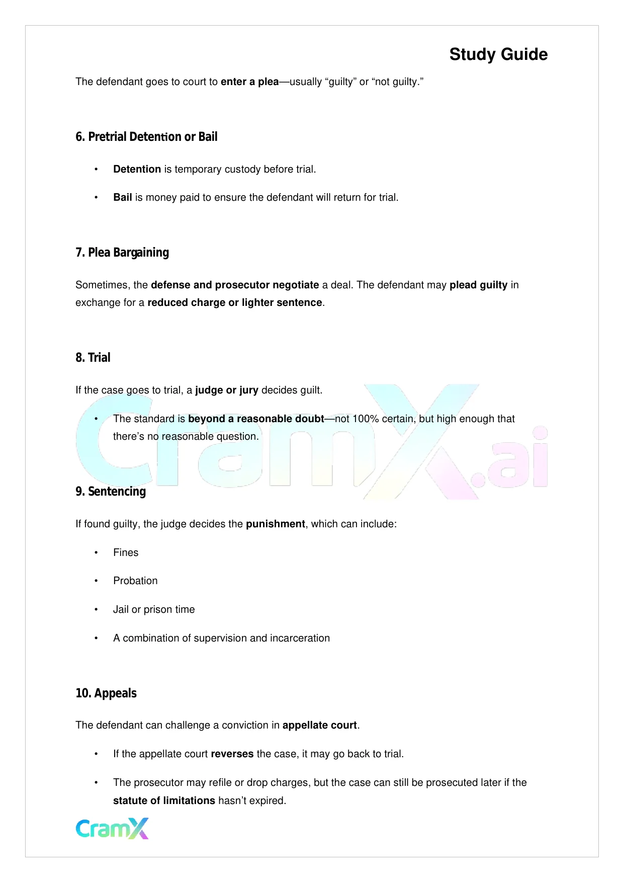 Criminal Justice - The Criminal Justice System - Page 3 preview image