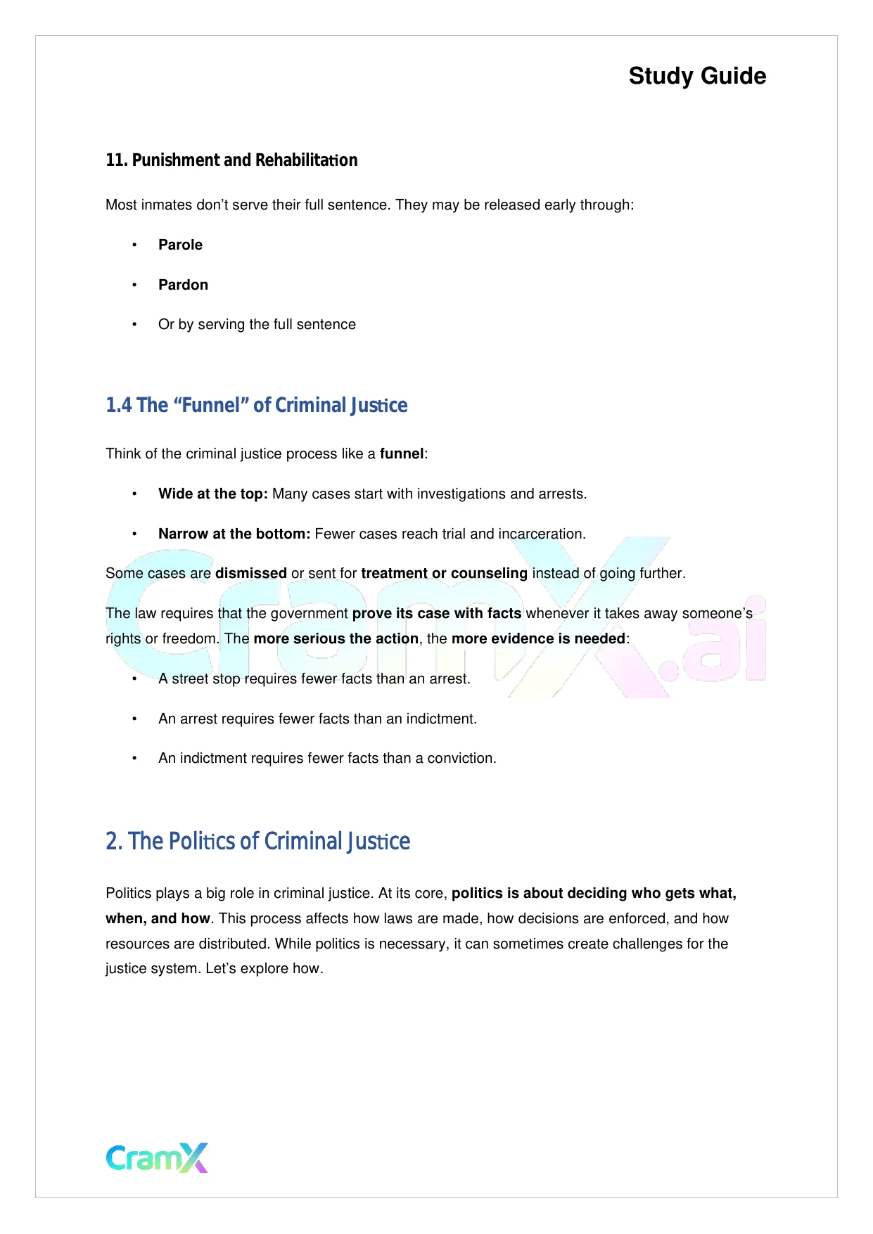 Criminal Justice - The Criminal Justice System - Page 4 preview image