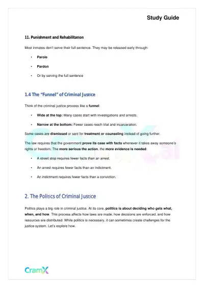 Criminal Justice - The Criminal Justice System - Page 4 preview image