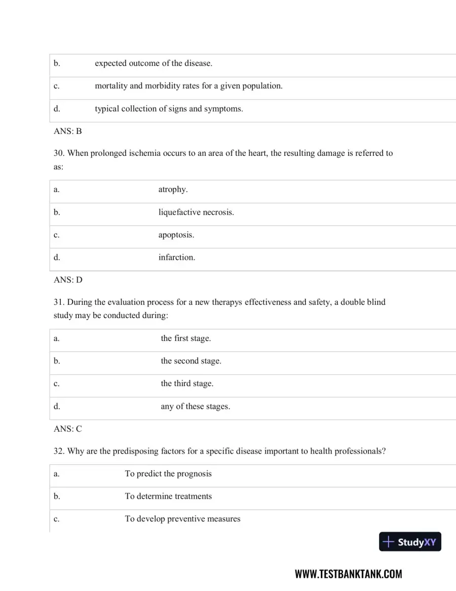 Pathophysiology of Disease: An Introduction to Clinical Medicine 8th Edition Test Bank, page 11