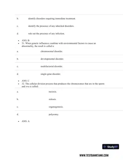 Pathophysiology of Disease: An Introduction to Clinical Medicine 8th Edition Test Bank - Page 23 preview image