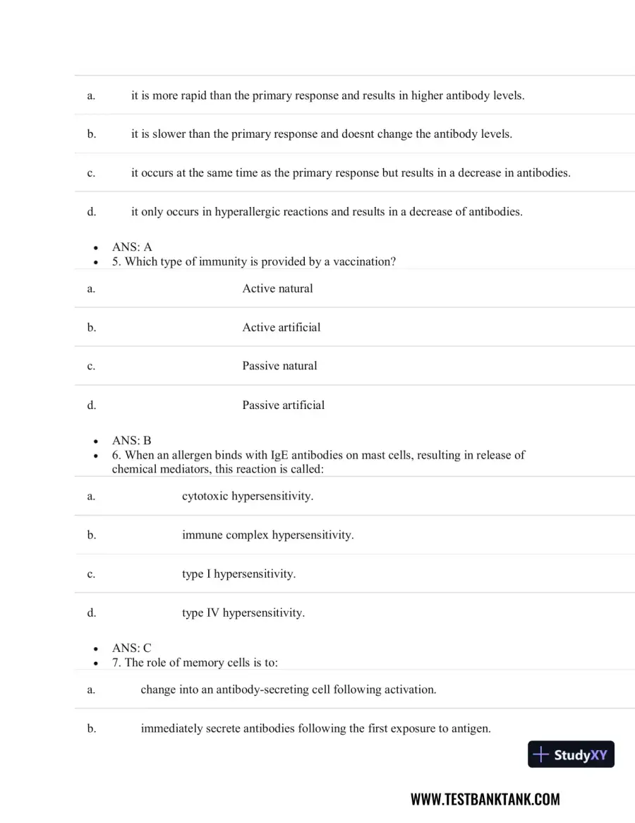 Pathophysiology of Disease: An Introduction to Clinical Medicine 8th Edition Test Bank, page 25