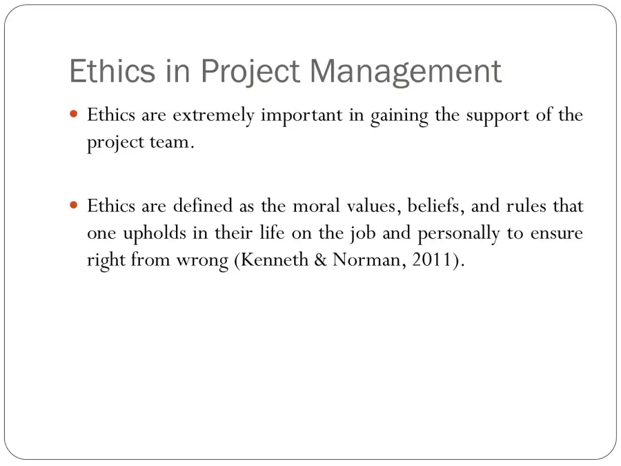 Project Management: Ethics, International Factors, And Cross-Culture, page 2