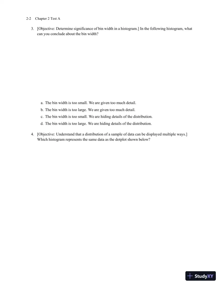 Test Bank for Statistics , 8th Edition, page 22