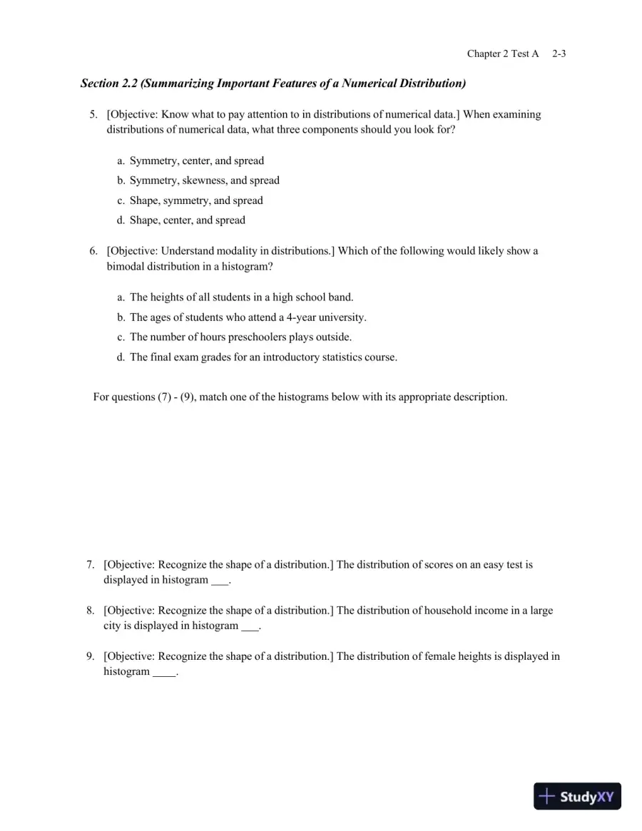 Test Bank for Statistics , 8th Edition, page 23