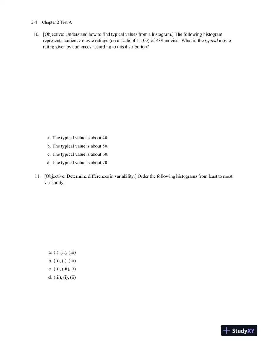 Test Bank for Statistics , 8th Edition, page 24