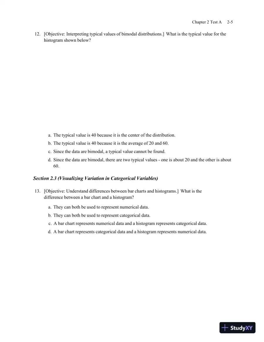 Test Bank for Statistics , 8th Edition, page 25