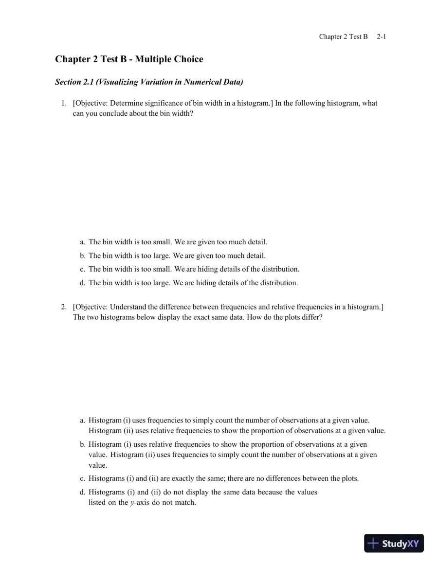Test Bank for Statistics , 8th Edition, page 30