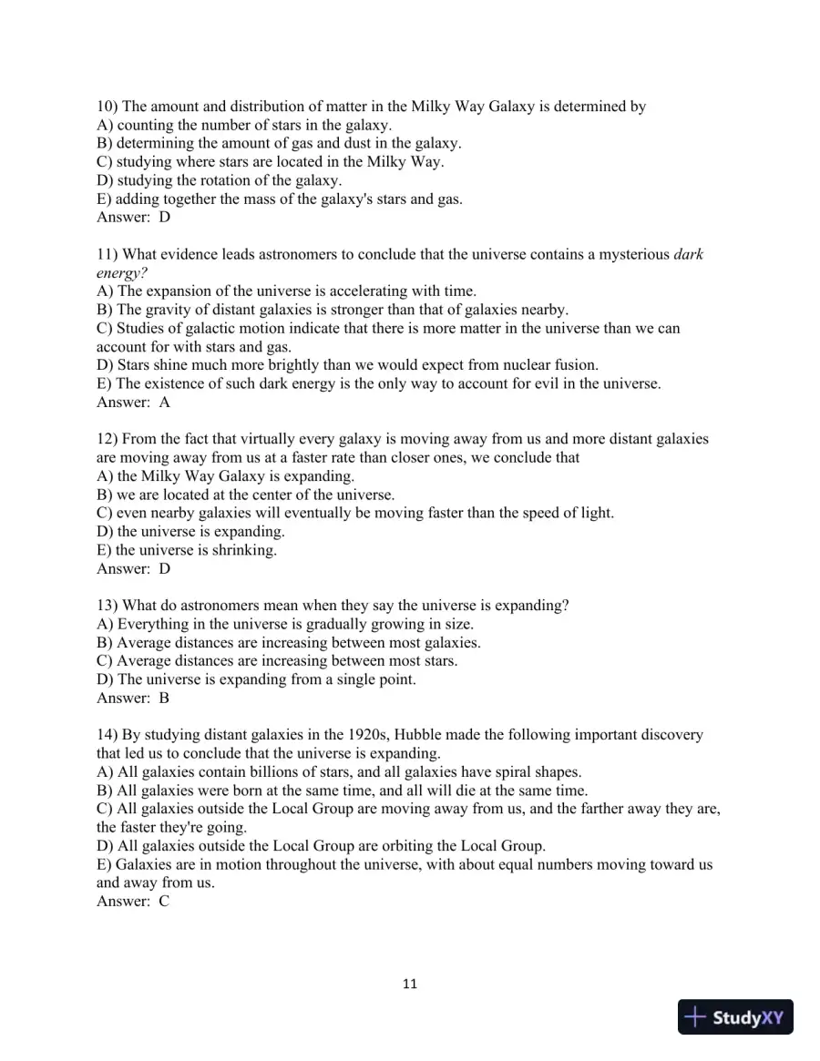 Test Bank for Cosmic Perspective, The, 9th Edition, page 12