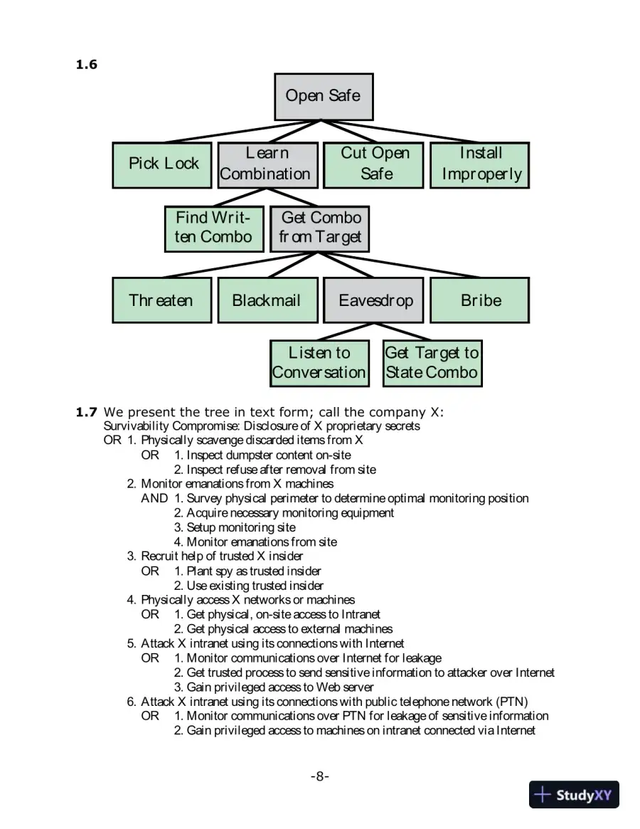 Solution Manual for Computer Security: Principles and Practice, 4th Edition, page 7